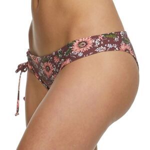 O’Neill Viera Lace Up Hipster NWT Bikini Bottom Floral Size XS